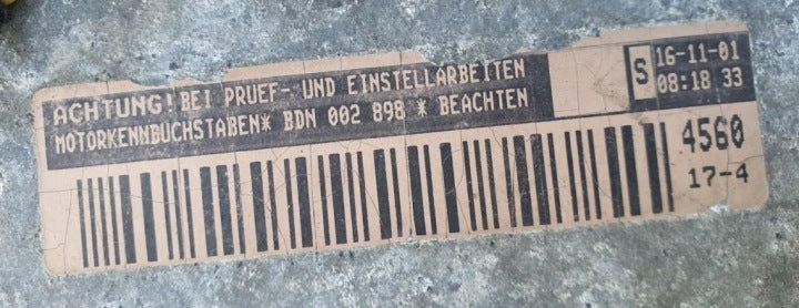 Motor VW Passat BDN 4.0 275PS 202kW 2002 Benzin Engine Komplett MOT4499945947ck