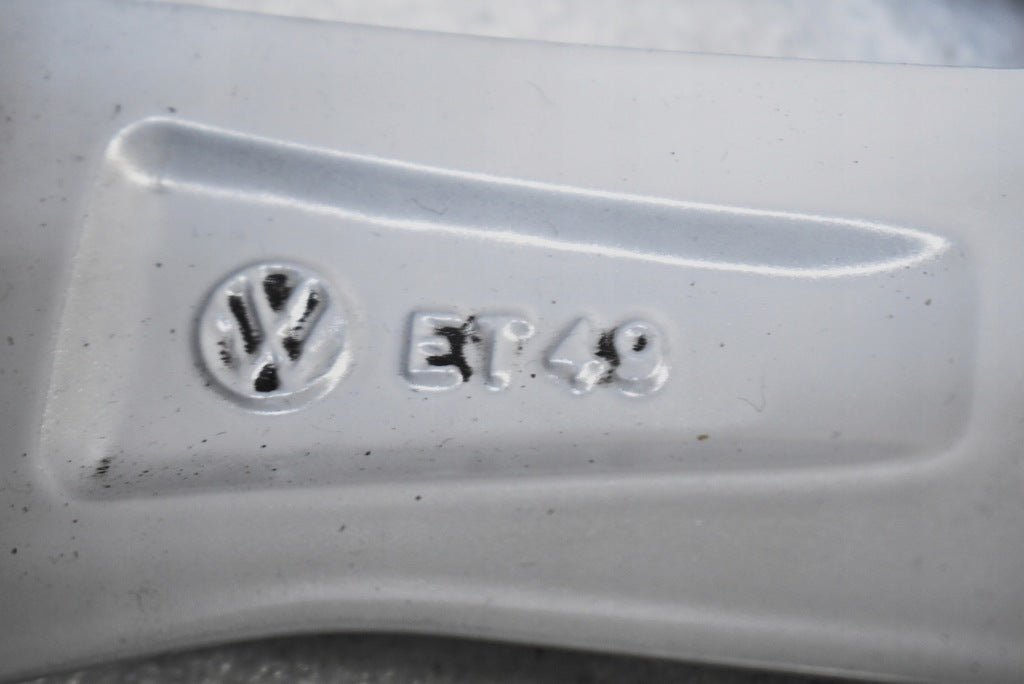 1x Alufelge 17 Zoll 6.5" 5x112 49ET Glanz Silber 2K7601025A VW Caddy V Rim Wheel FEL8907224053ne