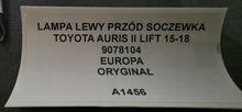 Laden Sie das Bild in den Galerie-Viewer, Frontscheinwerfer Toyota Auris 90078104 Links Scheinwerfer Headlight SCH5878326118yx