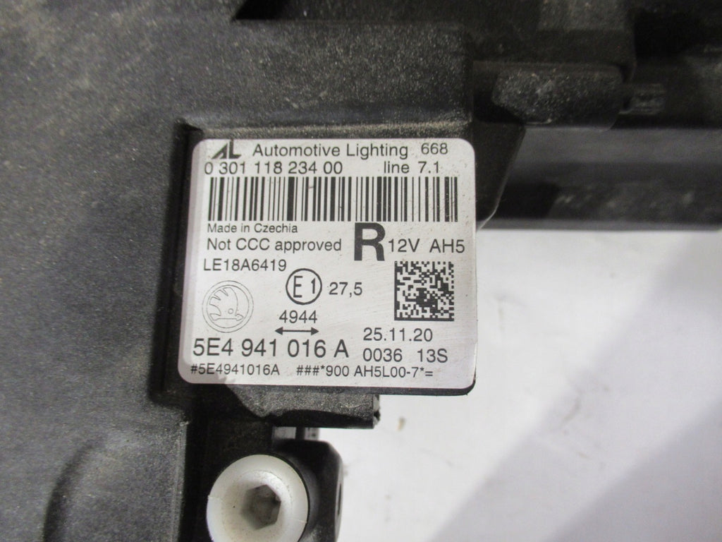 Frontscheinwerfer Skoda Octavia I 5E4941016A LED Rechts Scheinwerfer Headlight SCH1362945183io