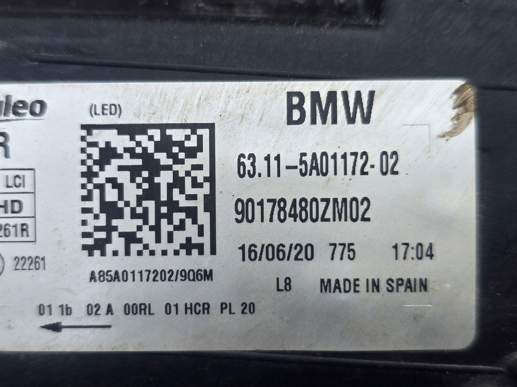 Frontscheinwerfer BMW X1 F48 5A01172-02 Full LED Ein Satz Scheinwerfer Headlight SCH7701252745nk