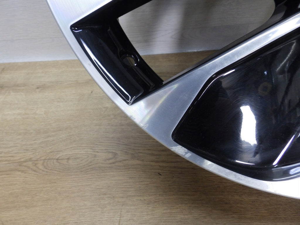 1x Alufelge 18 Zoll 7.5" 5x112 50ET Glanz Schwarz 10A601025G Vw Rim Wheel FEL3871102789xj