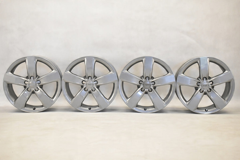 4x Alufelge 18 Zoll 7.5" 5x112 37ET Glanz Grau 4G0601025M Audi A6 C7 Rim Wheel