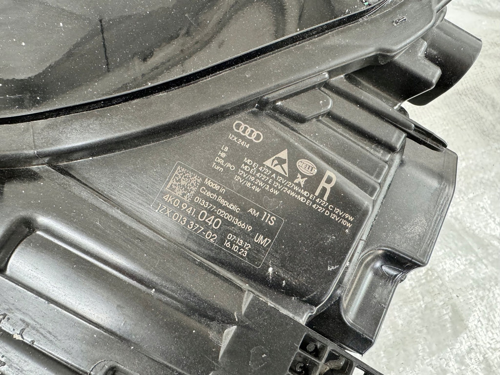 Frontscheinwerfer Audi A6 C8 4K0941040 Full LED Rechts Scheinwerfer Headlight