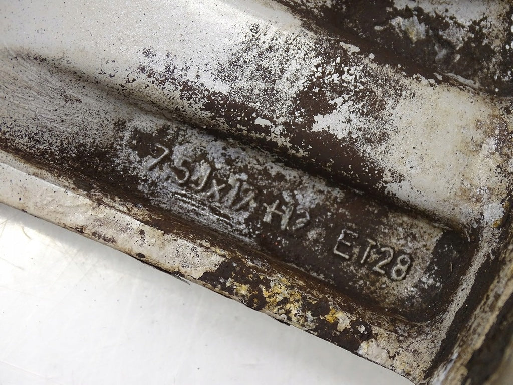 1x Alufelge 17 Zoll 7.5" 5x112 8T0601025C Audi A4 B8 Rim Wheel FEL3762918034bl