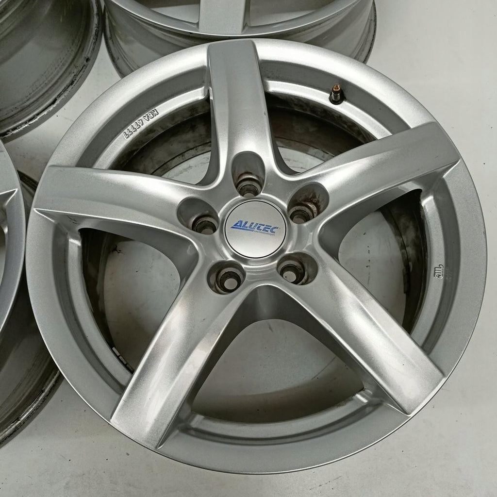 4x Alufelge 17 Zoll 7.5" 5x112 48ET Glanz Silber Audi I Rim Wheel FEL1253794492rw