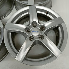 Laden Sie das Bild in den Galerie-Viewer, 4x Alufelge 17 Zoll 7.5" 5x112 48ET Glanz Silber Audi I Rim Wheel FEL1253794492rw