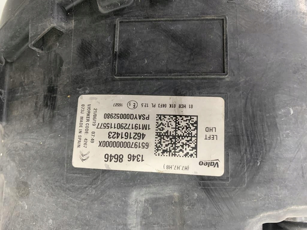 Frontscheinwerfer Citroën C3 Aircross 13468646 Links Scheinwerfer Headlight