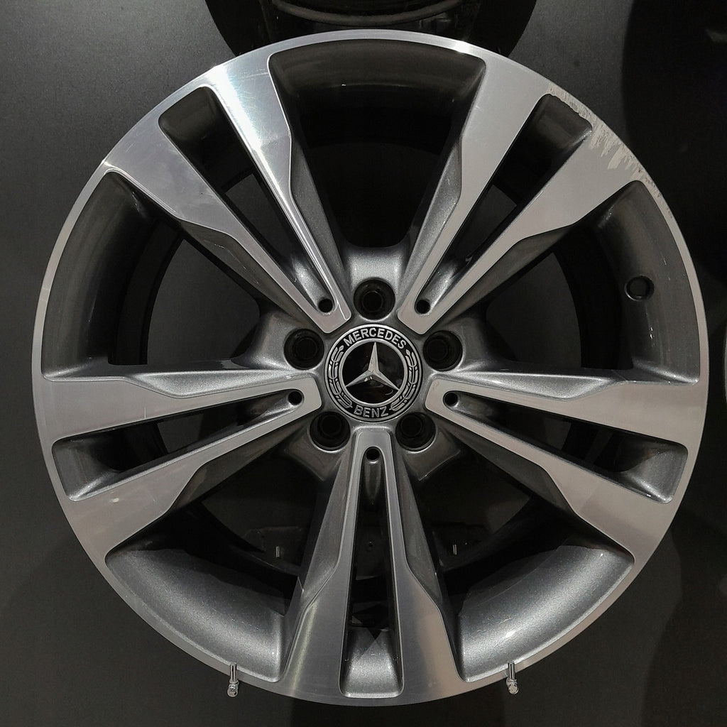 4x Alufelge 18 Zoll 8.5" 5x112 56ET Glanz Graphit A2054012902 Audi S205 W205 Mg