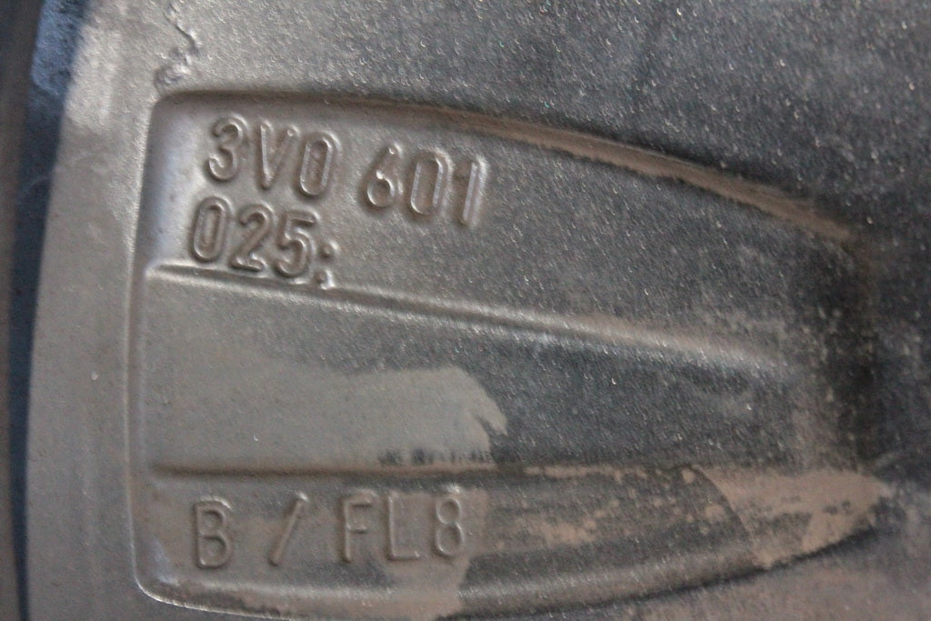 1x Alufelge 18 Zoll 8.0" 5x112 44ET Glanz Schwarz 3V0601025 Skoda Superb Iii FEL2910362888gh