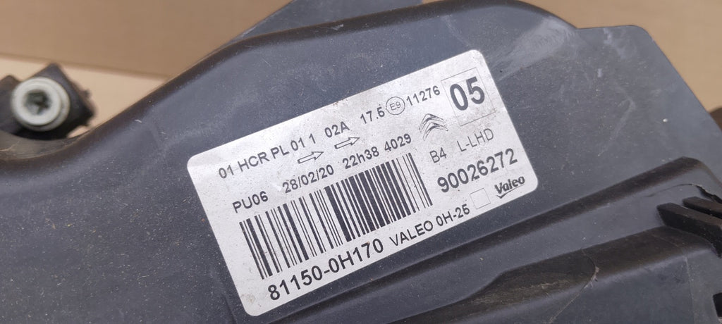 Frontscheinwerfer Citroën C1 II 81150-0H170 90026272 Links Headlight SCH1517453937pc