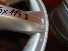 Laden Sie das Bild in den Galerie-Viewer, 4x Alufelge 16 Zoll 7.0&quot; 5x114.3 47ET Glanz Silber 403000035R Renault Laguna Iii