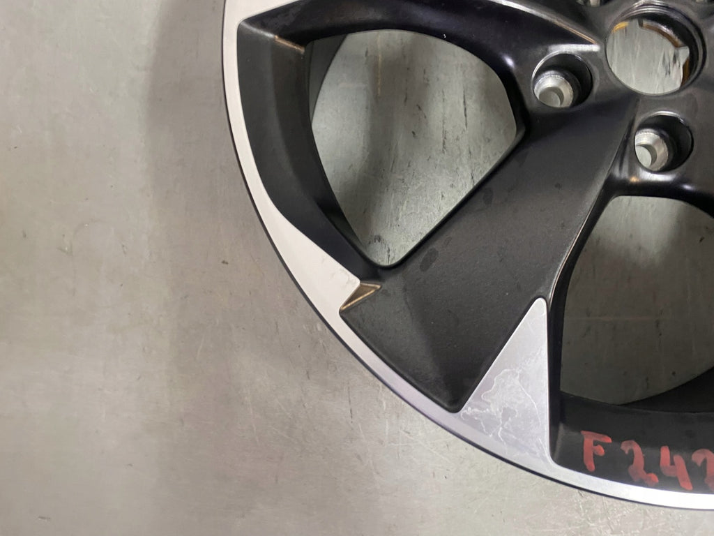 1x Alufelge 18 Zoll 7.5" 5x112 46ET Glanz Schwarz 5FA601025 Seat Leon Rim Wheel