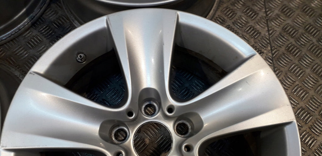 4x Alufelge 17 Zoll 8.0" 5x120 30ET Glanz Silber 6790172 BMW 5 F10 F12 Rim Wheel FEL8199482686rh