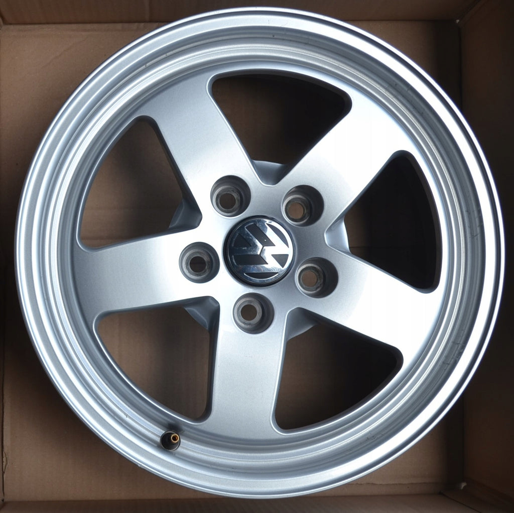 4x Alufelge 16 Zoll 7.0" 5x112 35ET Glanz Silber 8W0601025 Audi Rim Wheel