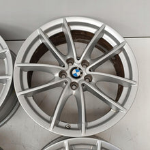 Laden Sie das Bild in den Galerie-Viewer, 4x Alufelge 18 Zoll 7.0" 5x112 22ET Glanz Silber 6880047 BMW X3 G01 G02 FEL3102000246ge