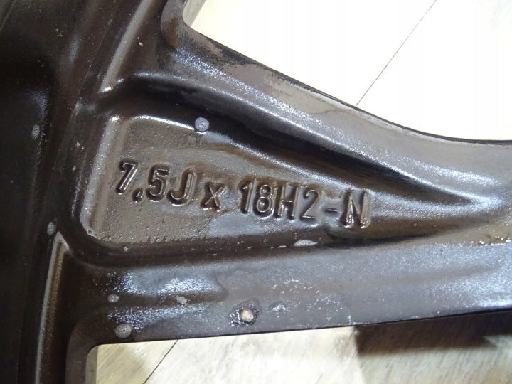 1x Alufelge 18 Zoll 7.5" 5x112 53ET Glanz Schwarz A2474015000 Mercedes-Benz W247 FEL6274103435gd