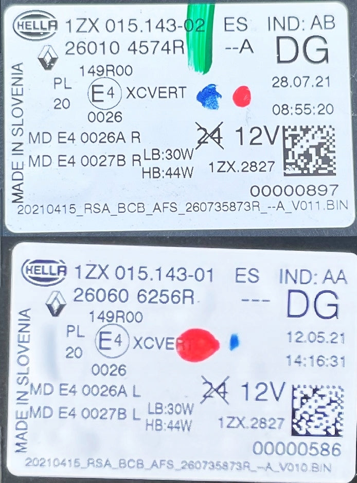 Frontscheinwerfer Renault Megane E-Tech Etech 260104574R Full LED Rechts oder Links