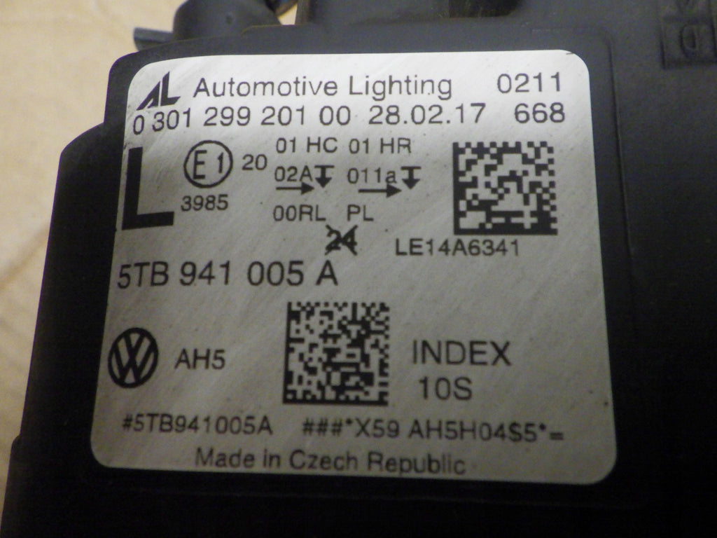 Frontscheinwerfer VW Touran Links Scheinwerfer Headlight