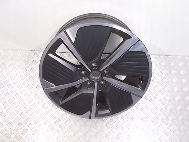 1x Alufelge 18 Zoll 7.5" 5x112 46ET Glanz 5FA601025K Mg Leon Rim Wheel FEL9697751048yo