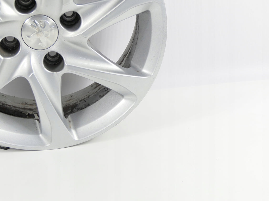 1x Alufelge 15 Zoll 6.0" 4x108 Schwarz 9673773577 Peugeot 208 Hatchback I FEL5287173105ki