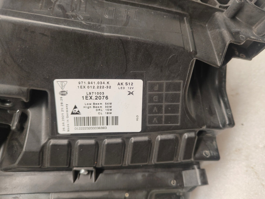 Frontscheinwerfer Porsche Panamera 971941034K Full LED Rechts Headlight SCH9187368610ee
