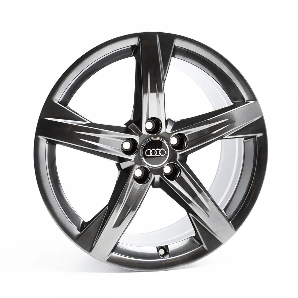 4x Alufelge 18 Zoll 8.0" 5x112 39ET Glanz Silber 80A601025BE Audi Rim Wheel FEL2287009233de