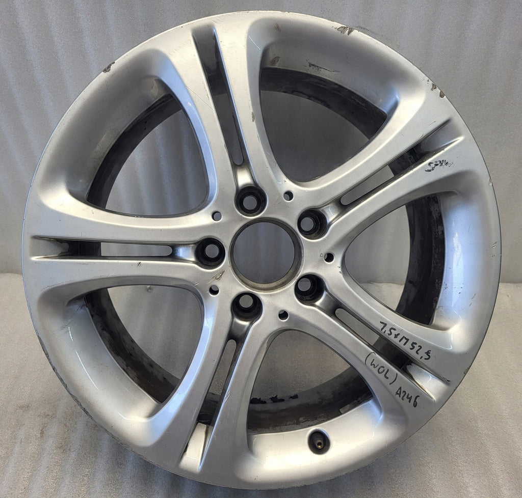 1x Alufelge 17 Zoll 7.5" 5x112 52 5ET A2464011002 Mercedes-Benz Cla C117
