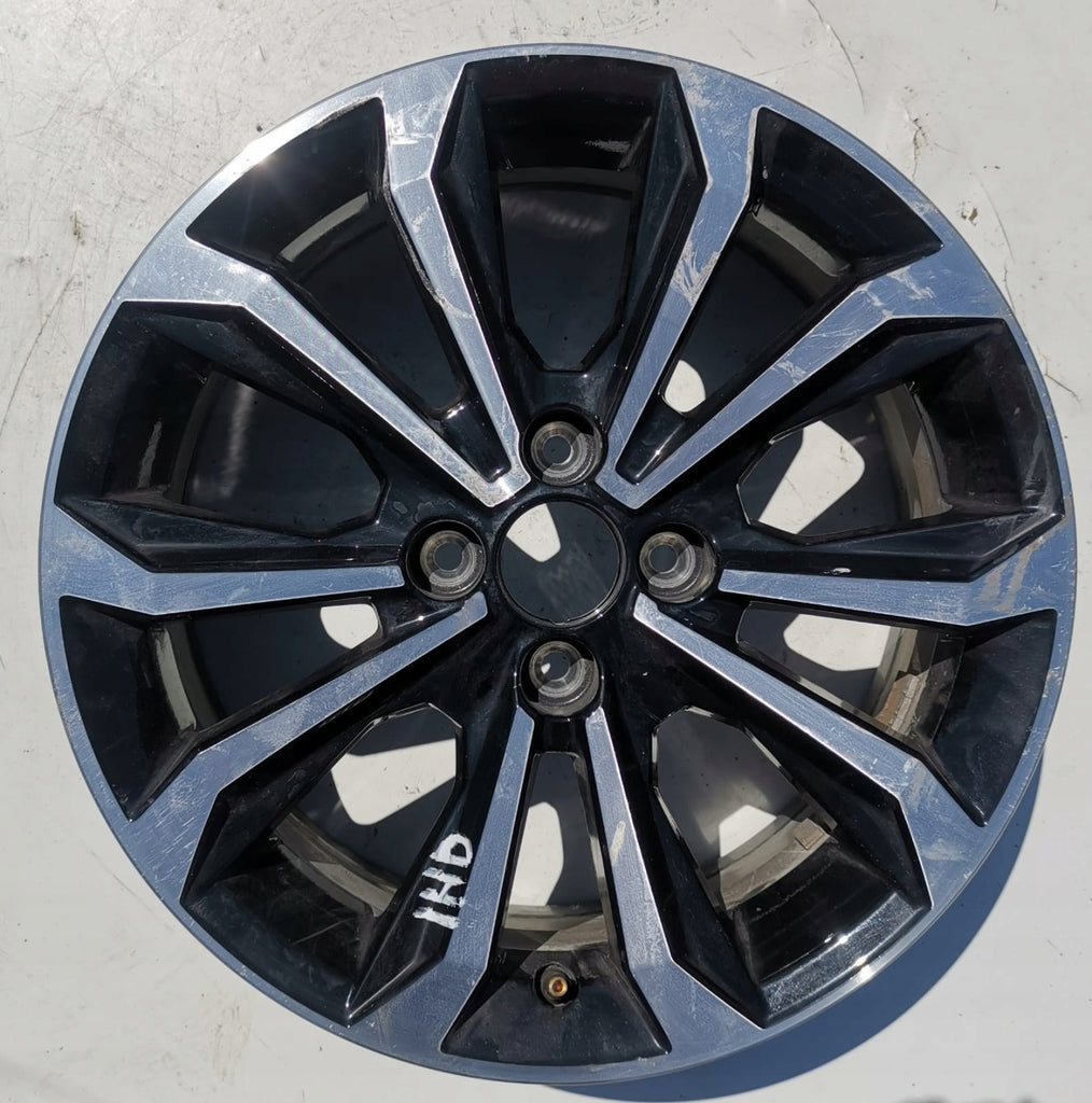 1x Alufelge 16 Zoll 6.5" 4x100 37ET Glanz Schwarz 403001086 Renault Clio I V FEL9187492129zr