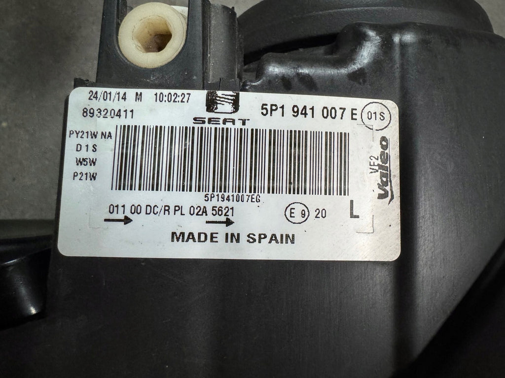 Frontscheinwerfer Seat Altea 5P1941007E 89320411 5P1941007EG Xenon Links SCH5709261889sz