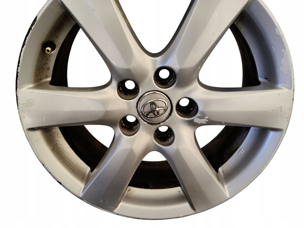 4x Alufelge 17 Zoll 7.0" 5x114.3 Glanz Silber Toyota Avensis Rim Wheel FEL1208259274gs