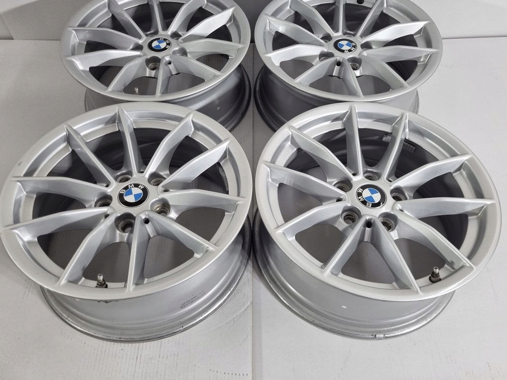 4x Alufelge 16 Zoll 6.5" 5x112 22ET Glanz Silber 6876921 BMW Rim Wheel FEL4423989707jh
