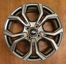 Laden Sie das Bild in den Galerie-Viewer, 1x Alufelge 17 Zoll 7.0" 4x108 47 5ET Glanz Grau H1BJ-1007-D1A Ford Fiesta I FEL6804770018vu