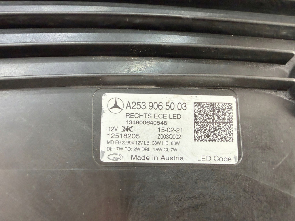 Frontscheinwerfer Mercedes-Benz Glc X253 A2539065003 LED Rechts Headlight SCH9376452845lp