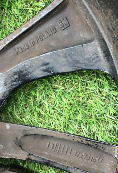 1x Alufelge 17 Zoll 7.0" 4x100 44ET OP035K3 Opel Corsa Rim Wheel