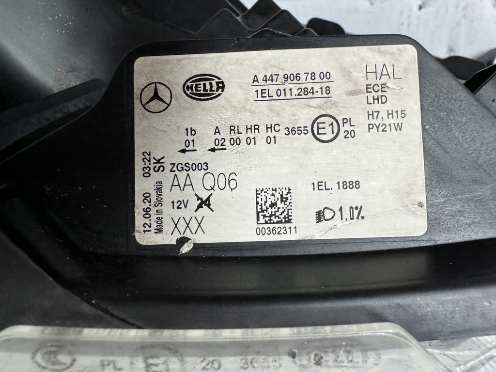 Frontscheinwerfer Mercedes-Benz Vito W447 A4479067800 Rechts Headlight