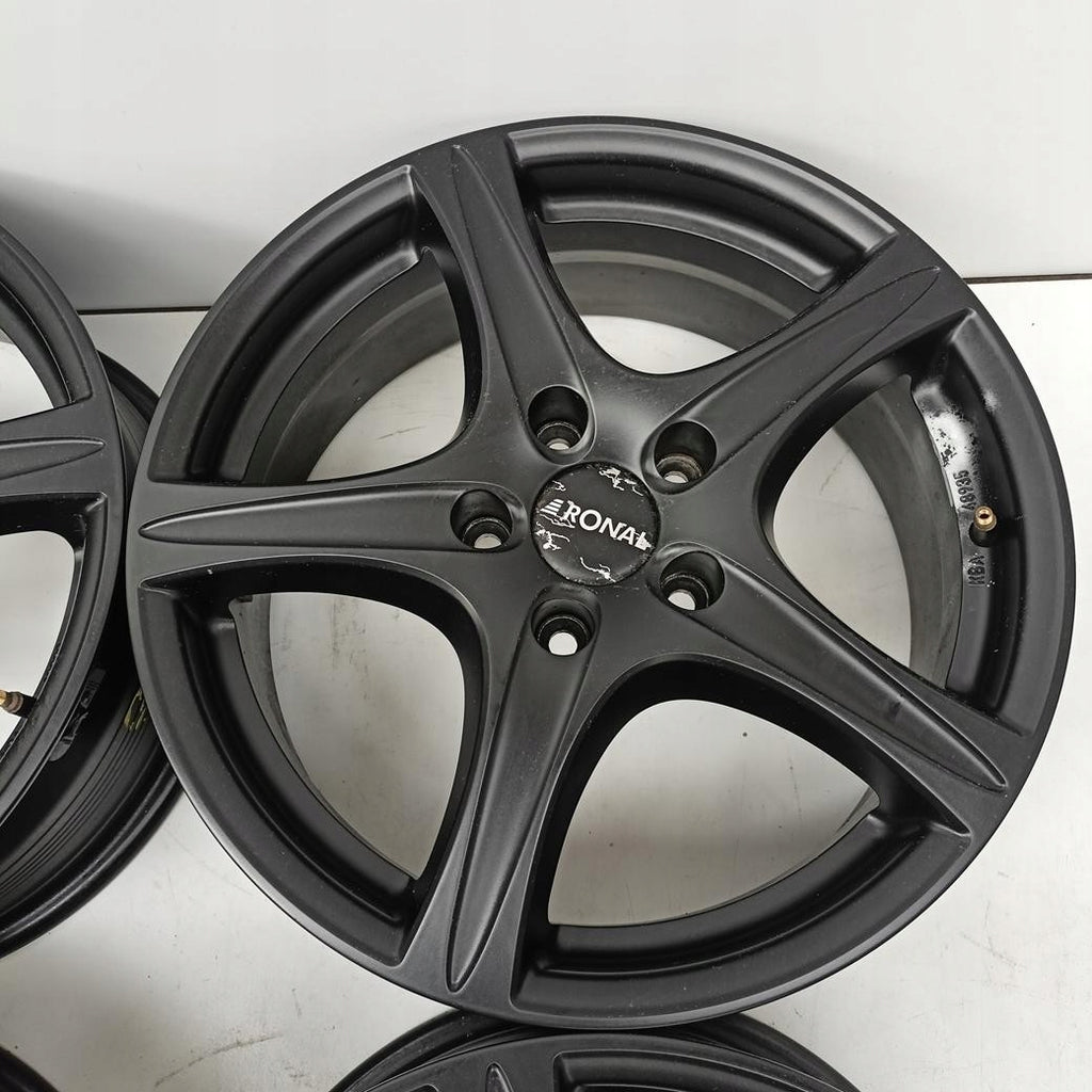 4x Alufelge 17 Zoll 7.0" 5x114.3 49ET Schwarz 56R7705 Hyundai Tucson Sportage FEL6027714387jw