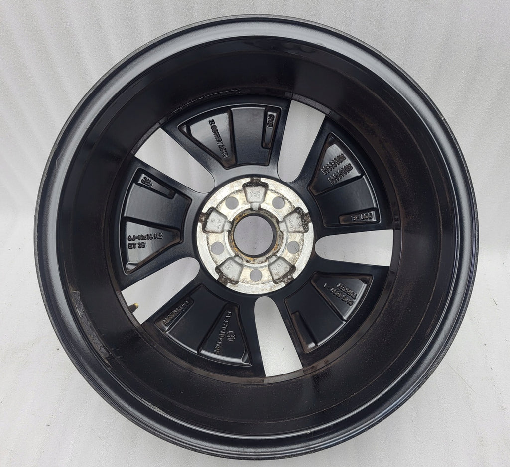 1x Alufelge 16 Zoll 6.0" 5x100 35ET Glanz Schwarz 2GM601025AB VW T-Cross FEL6287496191id