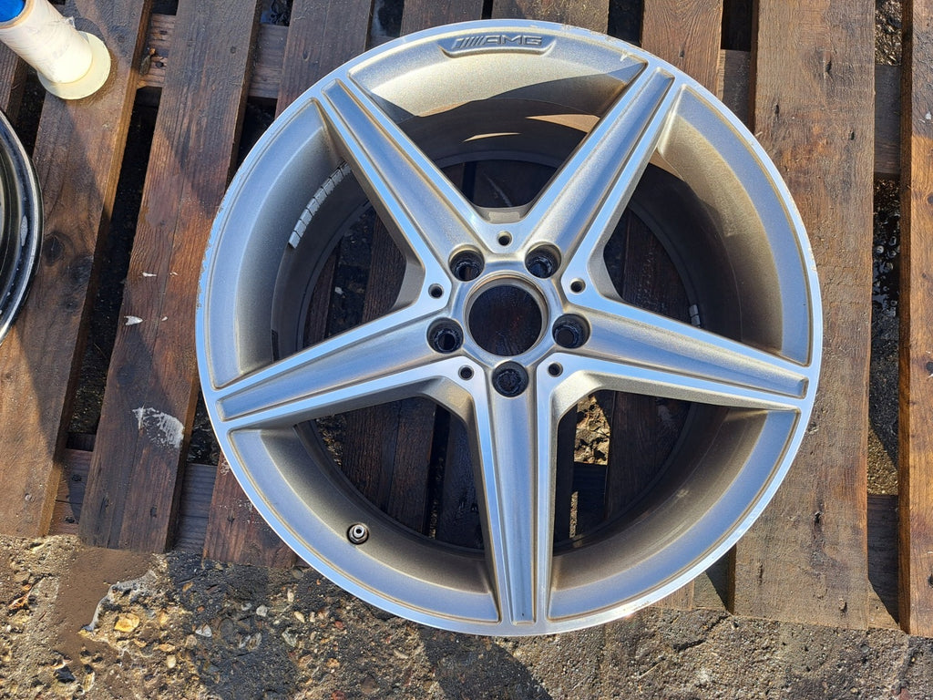 1x Alufelge 18 Zoll 8.5" 5x112 44ET A2054011200 Mercedes-Benz W205 Rim Wheel FEL5219284803wt