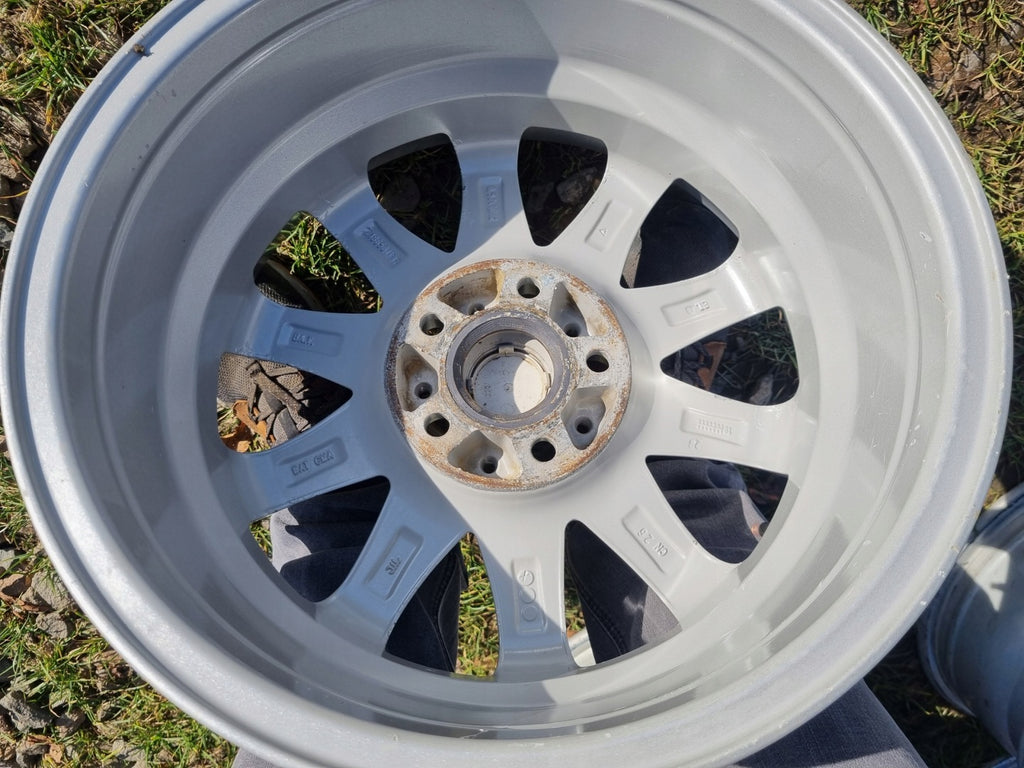 4x Alufelge 16 Zoll 6.5" 5x112 48ET Glanz Silber KBA48662 VW Rim Wheel FEL9284537797wr