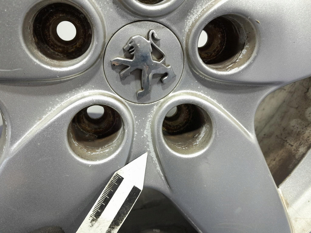4x Alufelge 17 Zoll 7.0" 5x108 48ET Glanz Silber 9644508180 Peugeot I Rim Wheel FEL7043887944cr