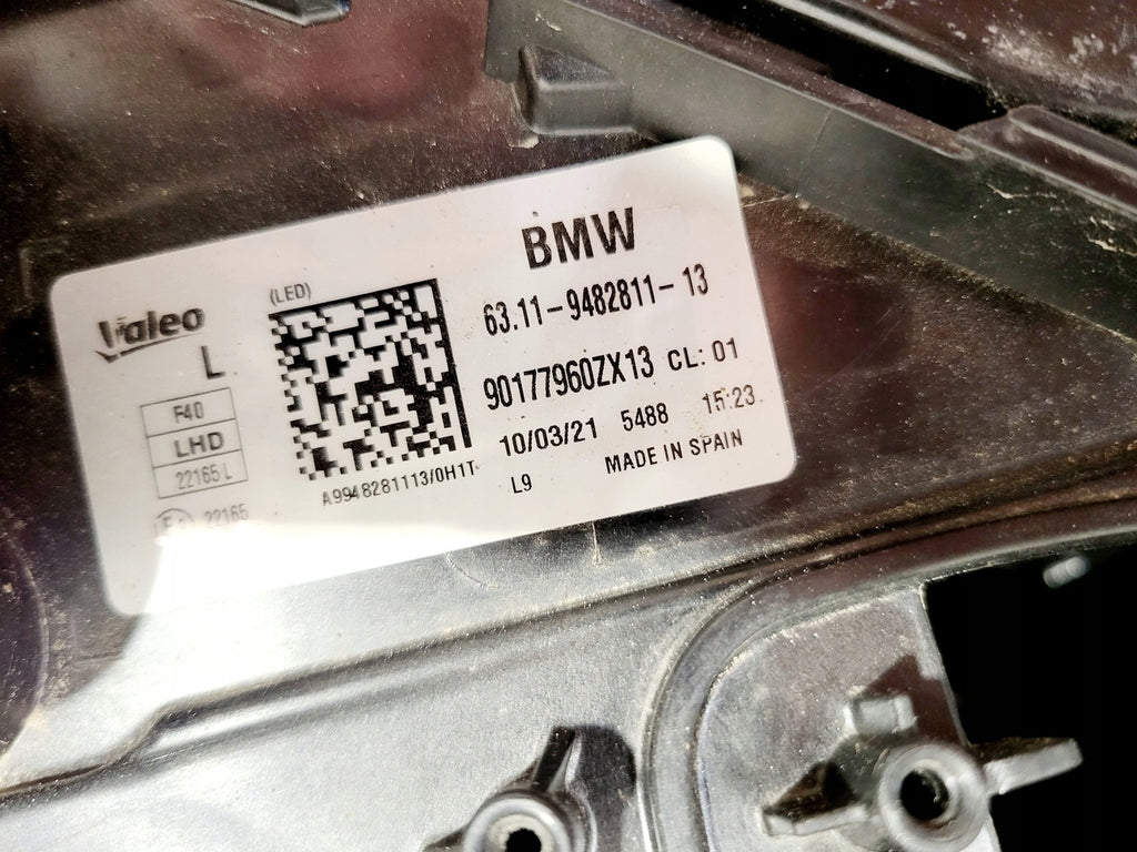 Frontscheinwerfer BMW 1 F40 9482811-13 LED Links Scheinwerfer Headlight SCH2408787579hs