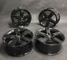 Laden Sie das Bild in den Galerie-Viewer, 4x Alufelge 17 Zoll 7.0" 5x112 37ET Glanz Schwarz 8R0071497 Audi Rim Wheel FEL3193282491vh