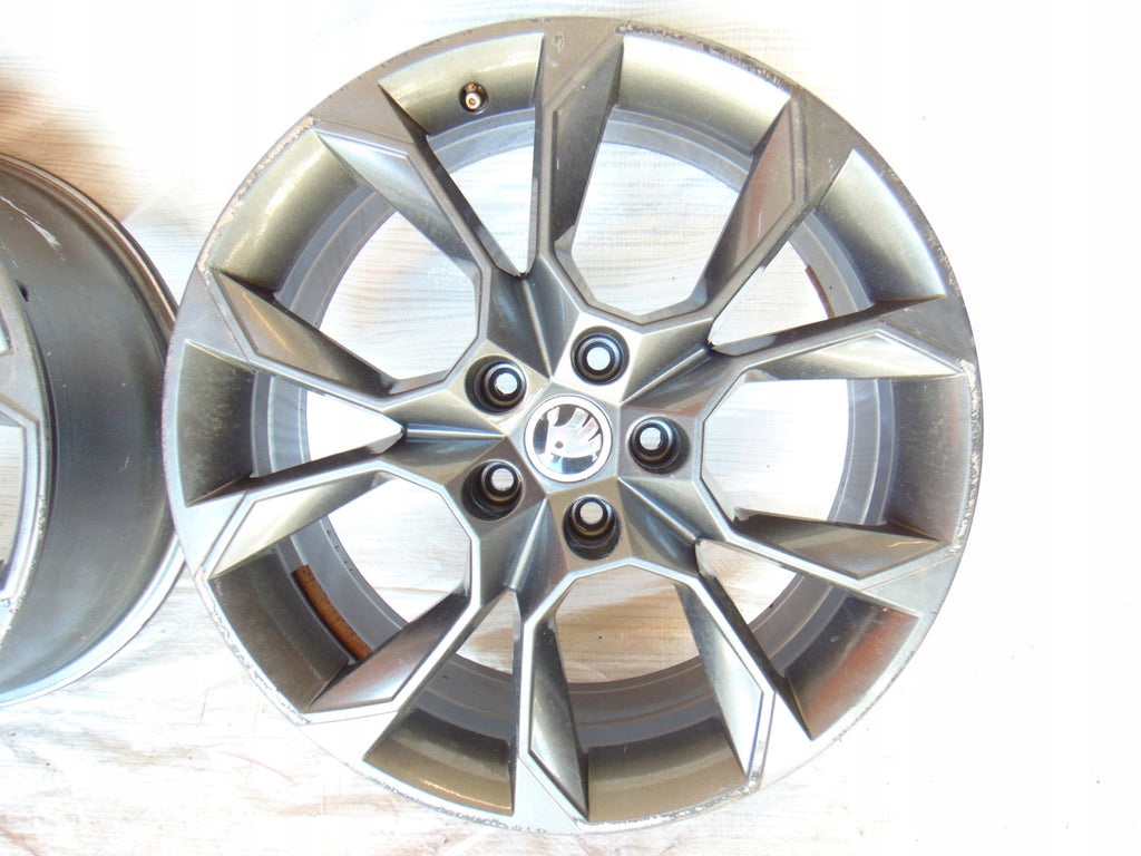 1x Alufelge 19 Zoll 7.5" 5x112 51ET 5E0601025BD Skoda Octavia Iii Rim Wheel FEL7693849007sf