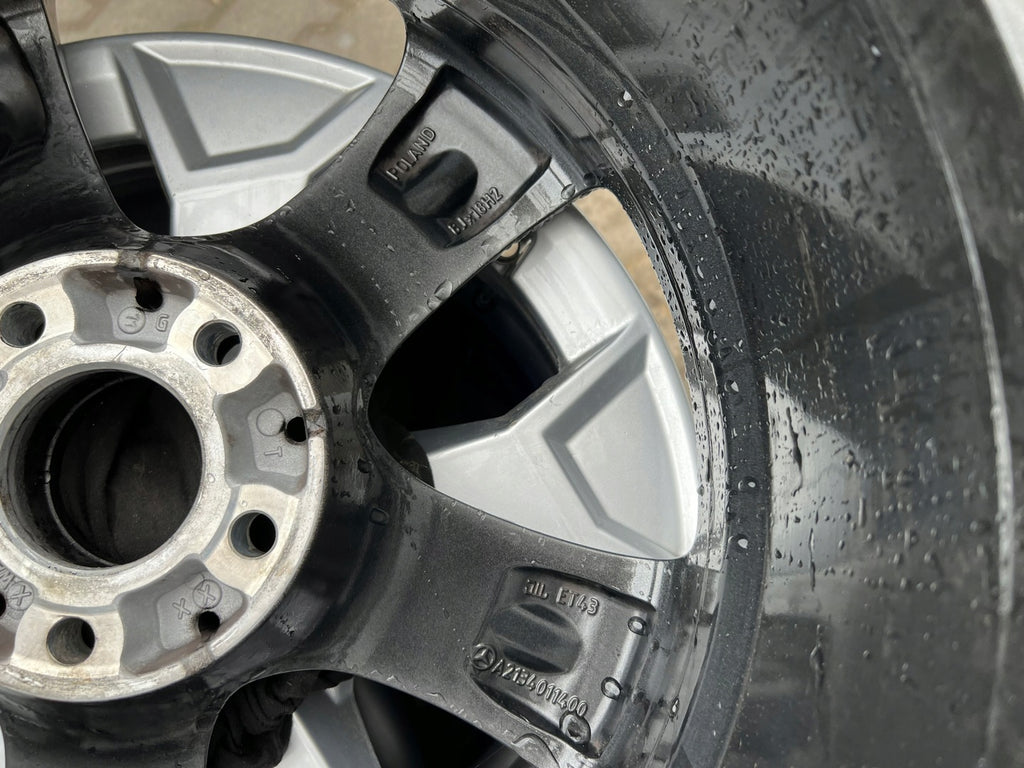 1x Alufelge 18 Zoll 8.0" 5x112 43ET Glanz A2134011400 Mercedes-Benz W213
