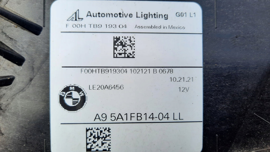 Frontscheinwerfer BMW X3 G01 G02 5A1FB14-04LL Full LED Links Headlight SCH3360794194wu