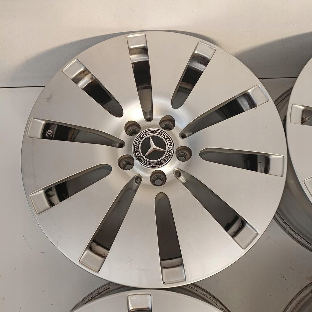 4x Alufelge 17 Zoll 7.5" 5x112 36ET Glanz Silber A2534010500 Mercedes-Benz Glc FEL7120441564vl