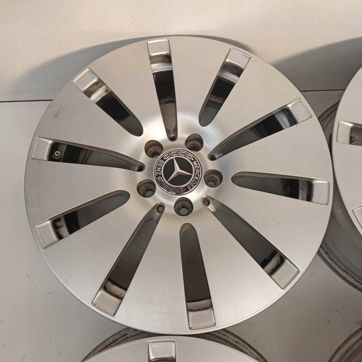 4x Alufelge 17 Zoll 7.5" 5x112 36ET Glanz Silber A2534010500 Mercedes-Benz Glc FEL7120441564vl