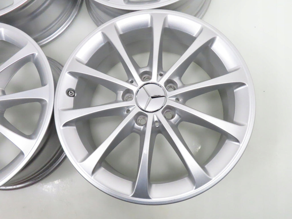 4x Alufelge 17 Zoll 6.5" 5x112 44ET Glanz Silber A1774010300 Mercedes-Benz W177 FEL5589913270lv