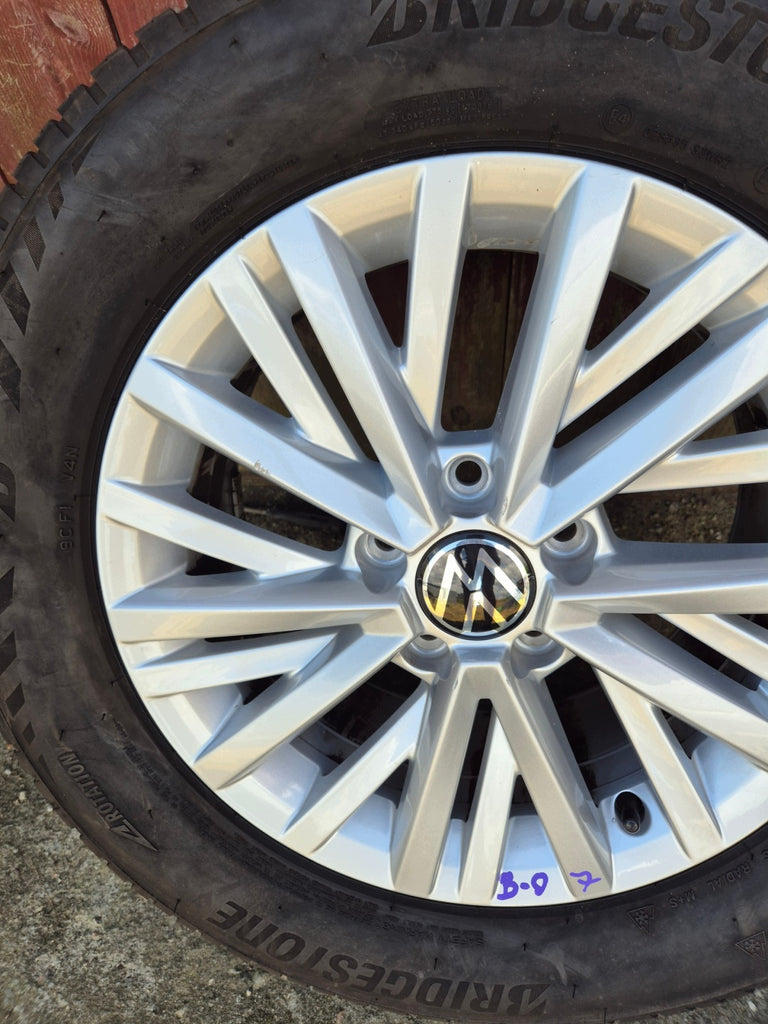 1x Alufelge 16 Zoll 6.5" 5x112 43ET Glanz Silber 2GA601025AAL VW T-Roc Troc FEL6651850784fo
